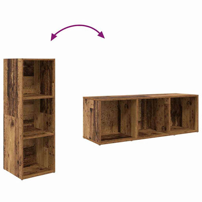vidaXL TV Cabinet Set Brown 72 x 35 x 37 cm Engineered Wood