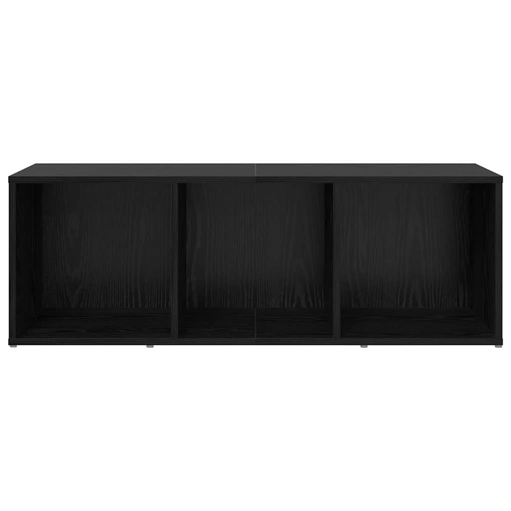 vidaXL TV Cabinet Set Black 72 x 35 x 37 cm Engineered Wood