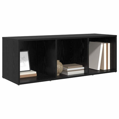 vidaXL TV Cabinet Set 72 x 35 x 37 cm Black Engineered Wood