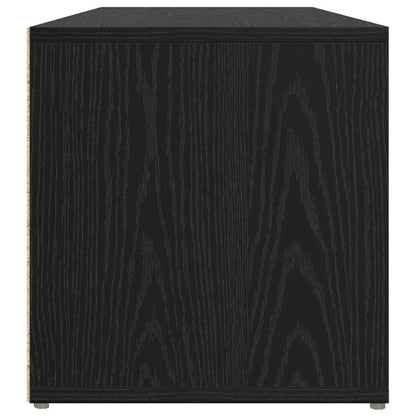 vidaXL TV Cabinet Set Black 72 x 35 x 37 cm Engineered Wood