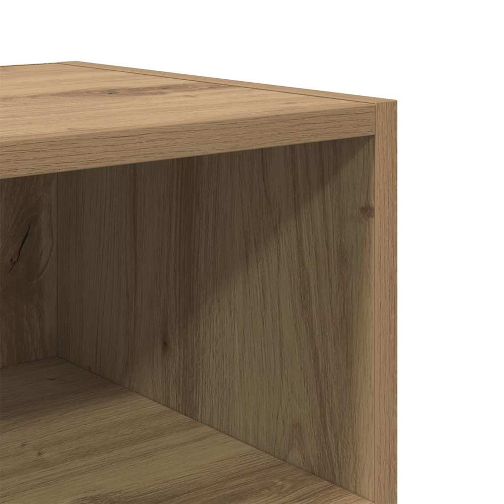 vidaXL Bedside Cabinet Artisan Oak 40 x 30 x 50 cm Engineered Wood