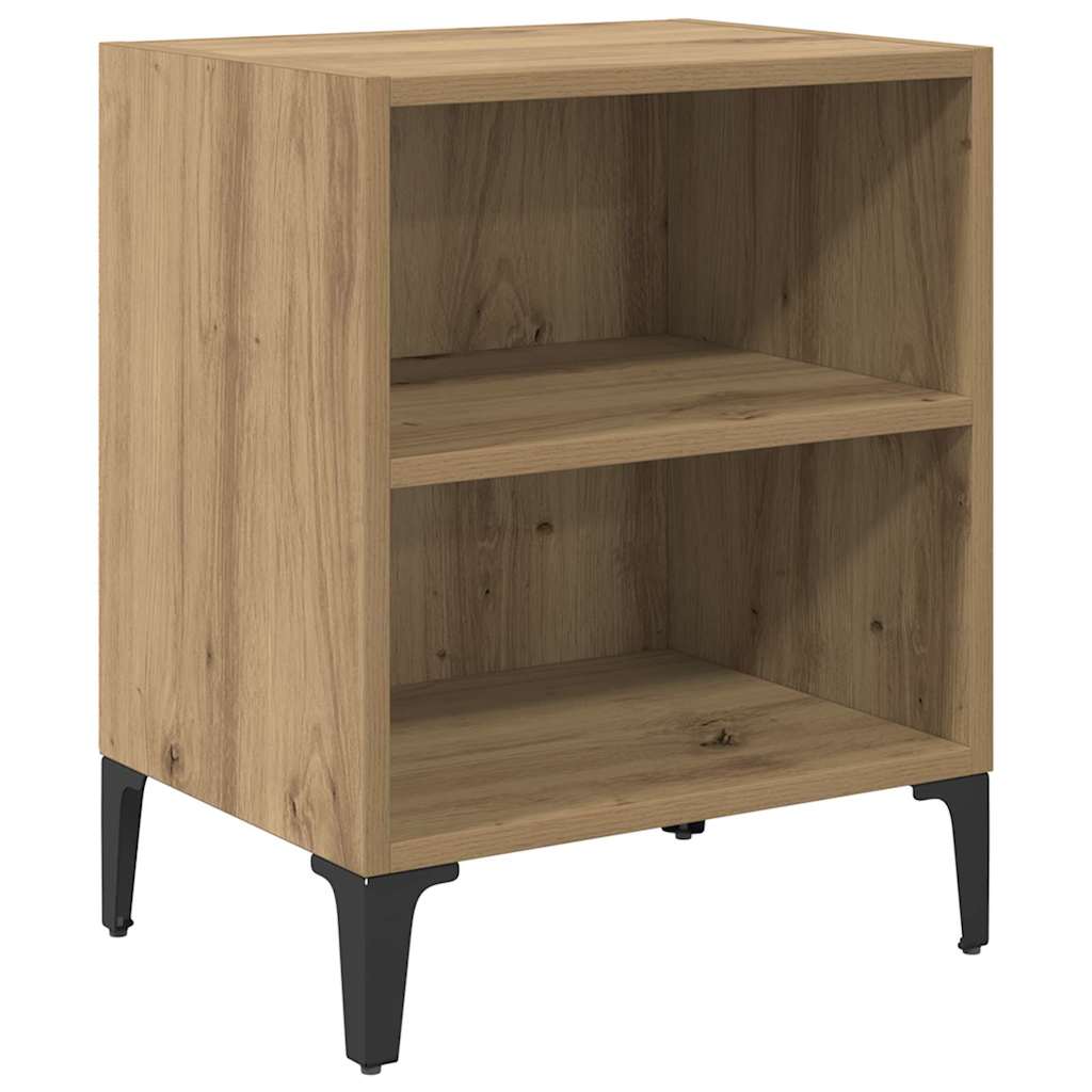 vidaXL Bedside Cabinet 2 pcs Artisan Oak 40 x 30 x 50 cm