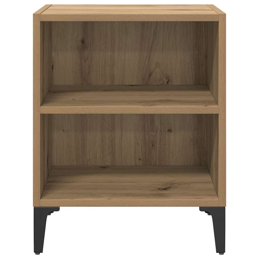 vidaXL Bedside Cabinet 2 pcs Artisan Oak 40 x 30 x 50 cm