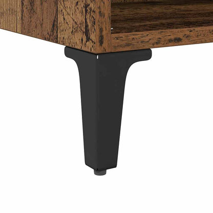vidaXL TV Cabinet Set Wall-mounted Brown Engineered Wood