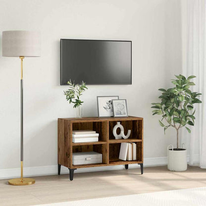 vidaXL TV Cabinet Set Wall-mounted Brown Engineered Wood
