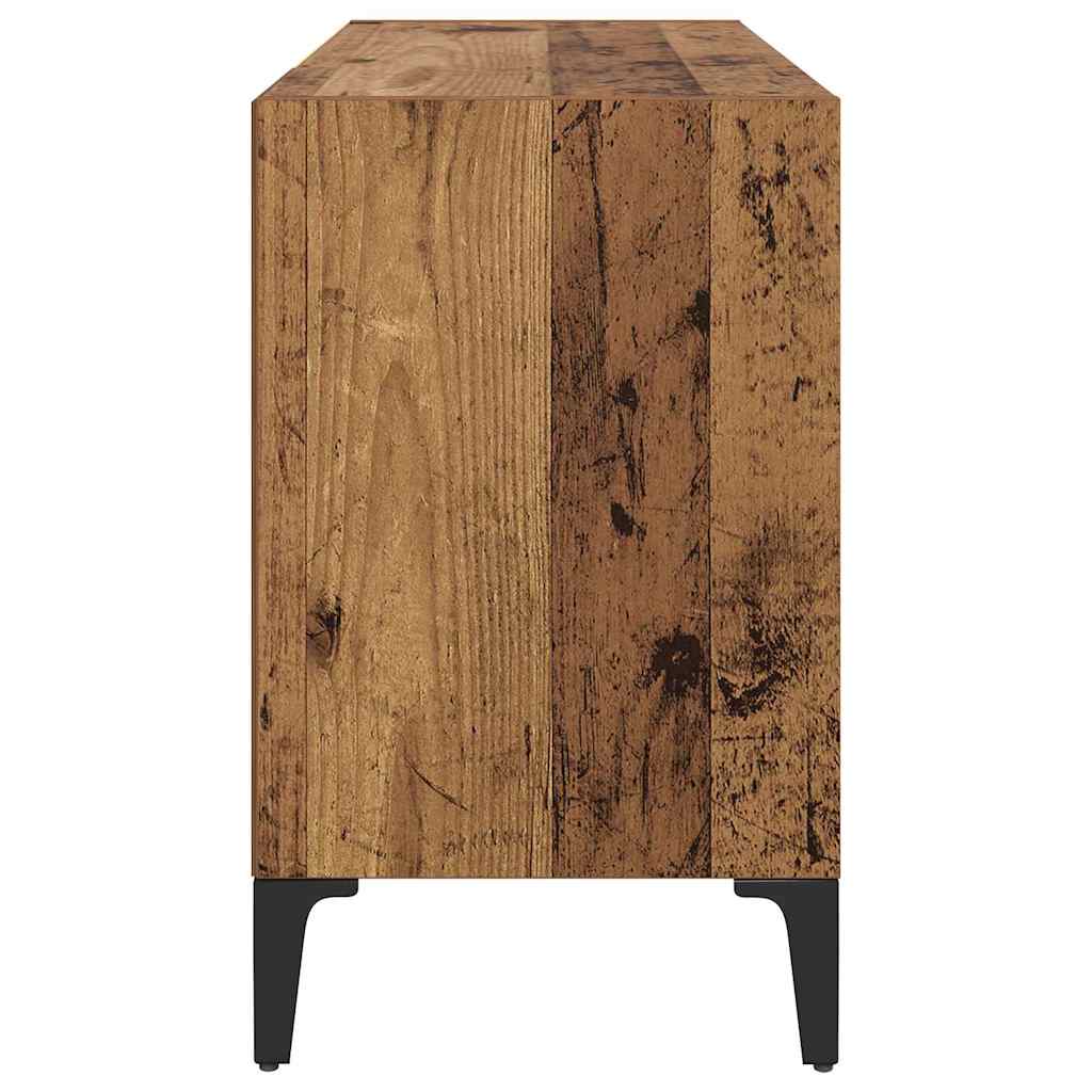 vidaXL TV Cabinet Set Wall-mounted Brown Engineered Wood