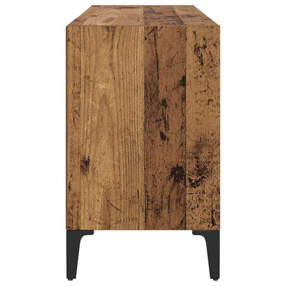 vidaXL TV Cabinet Set Wall-mounted Brown Engineered Wood