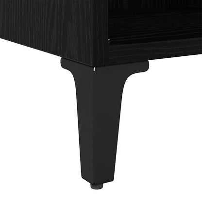 vidaXL TV Cabinet Set Black 103.5 x 30 x 50 cm Engineered Wood