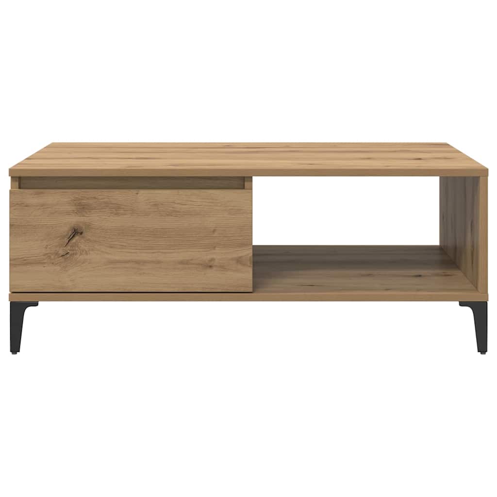 vidaXL Coffee Table Artisan oak 90 x 60 x 35 cm Engineered Wood