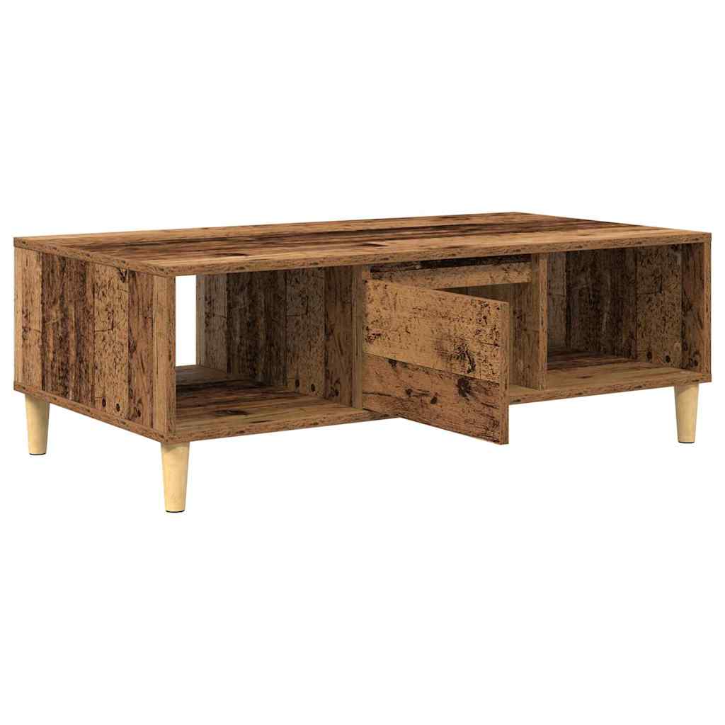 vidaXL Coffee Table Old Wood 102 x 55 x 35 cm Engineered Wood
