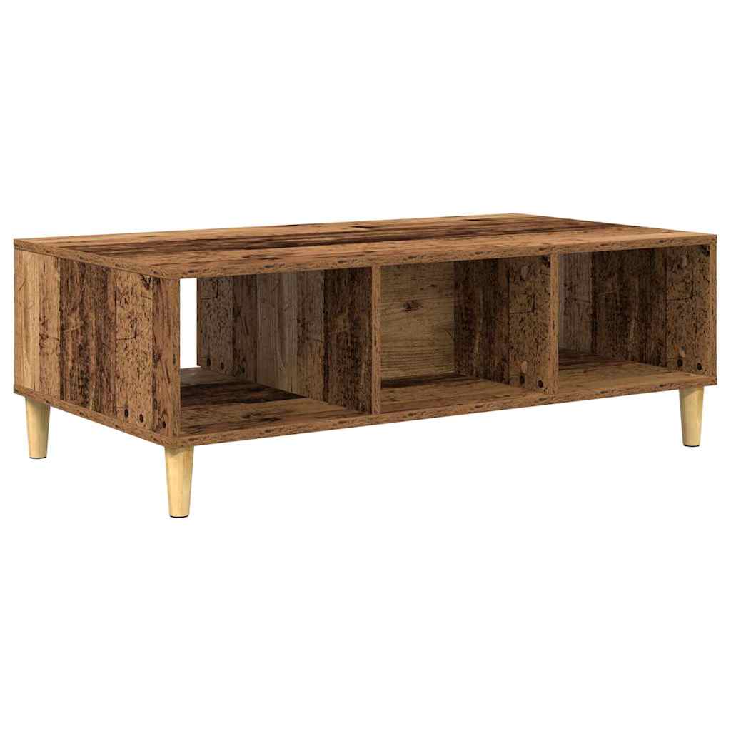 vidaXL Coffee Table Old Wood 102 x 55 x 35 cm Engineered Wood