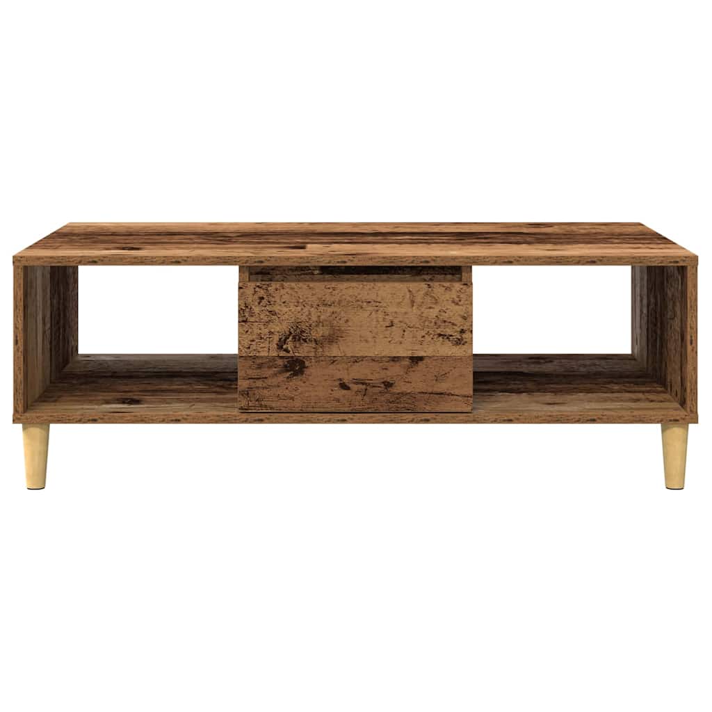 vidaXL Coffee Table Old Wood 102 x 55 x 35 cm Engineered Wood