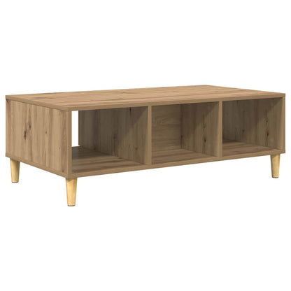 vidaXL Coffee Table Artisan Oak 102 x 55 x 35 cm Engineered Wood