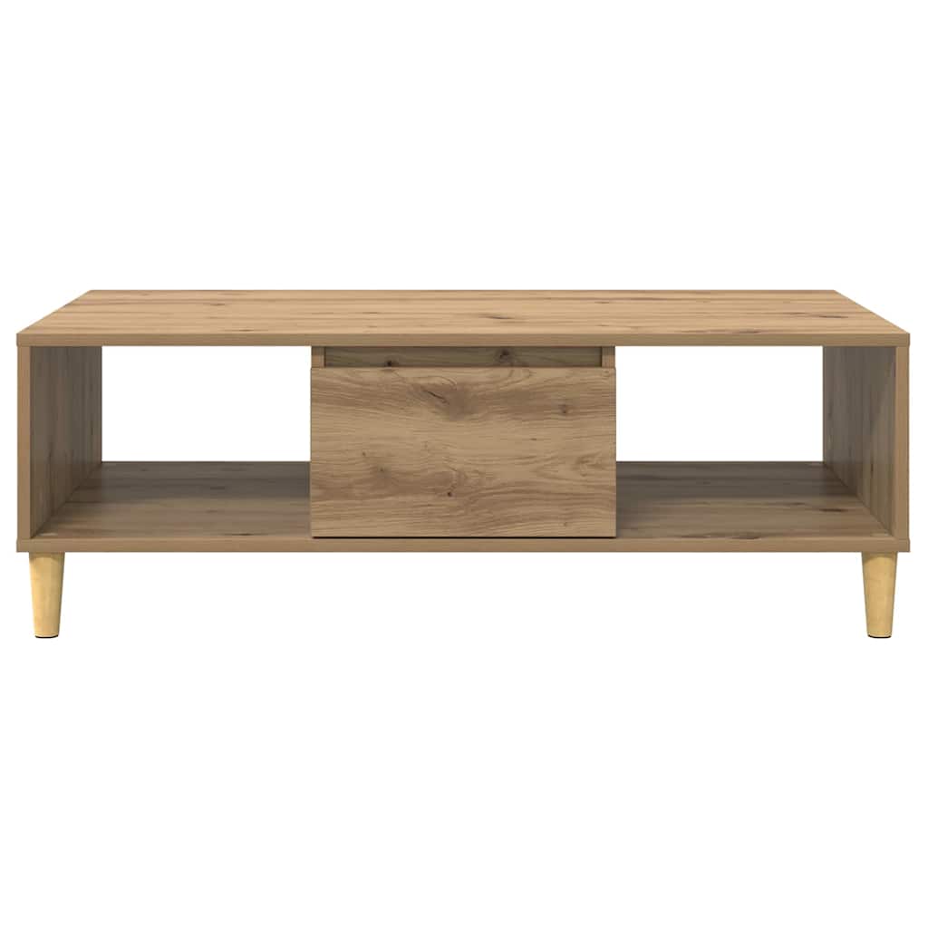 vidaXL Coffee Table Artisan Oak 102 x 55 x 35 cm Engineered Wood