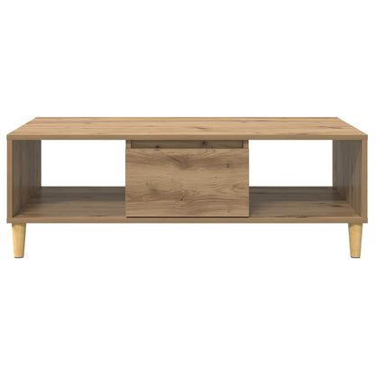 vidaXL Coffee Table Artisan Oak 102 x 55 x 35 cm Engineered Wood