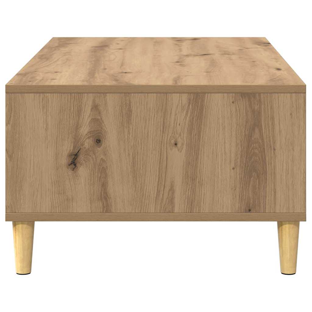 vidaXL Coffee Table Artisan Oak 102 x 55 x 35 cm Engineered Wood