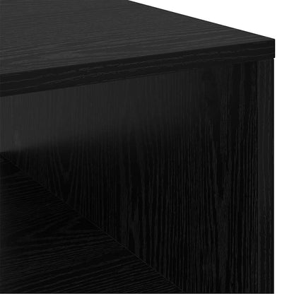 vidaXL Coffee Table Black Oak 102 x 55 x 35 cm Engineered Wood