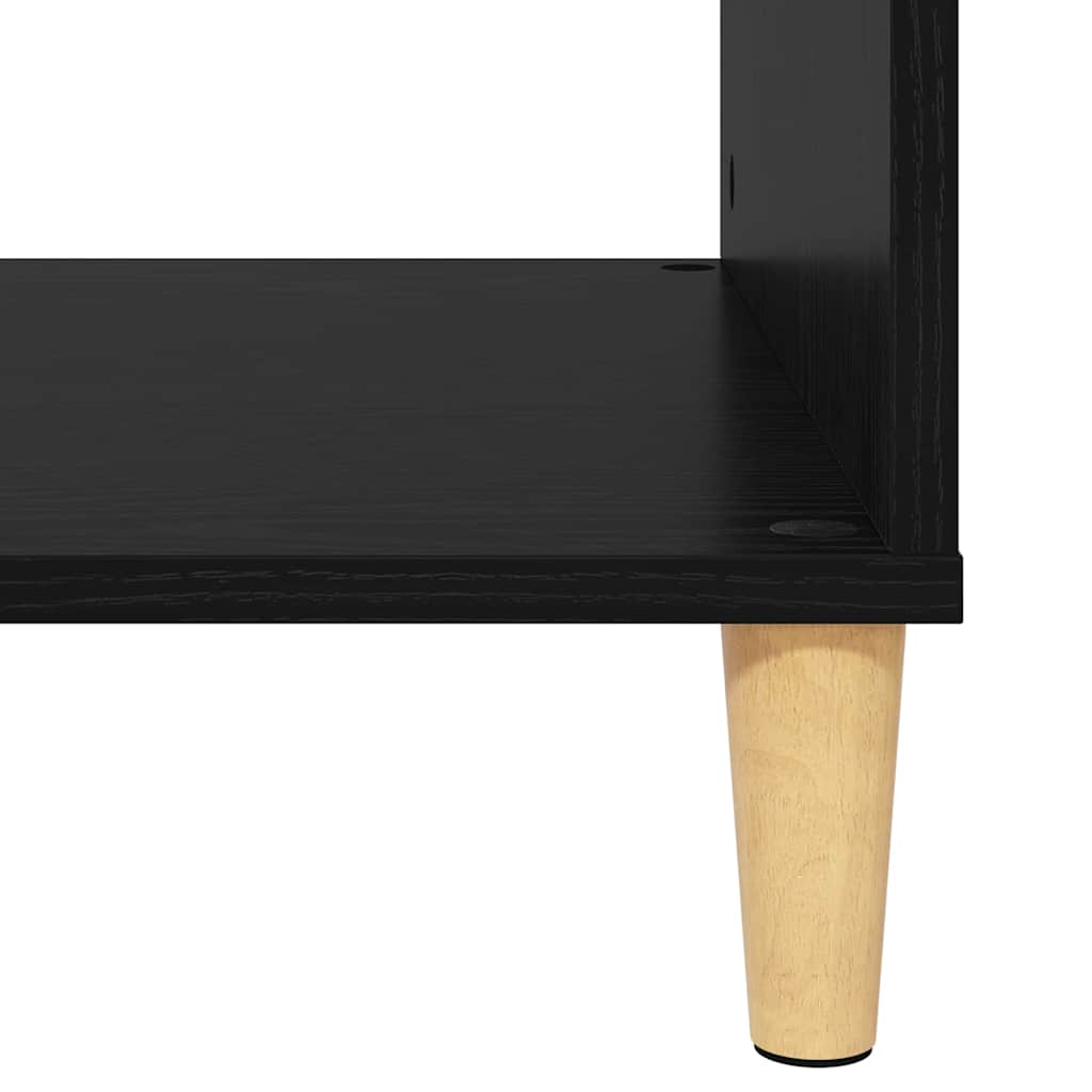 vidaXL Coffee Table Black Oak 102 x 55 x 35 cm Engineered Wood