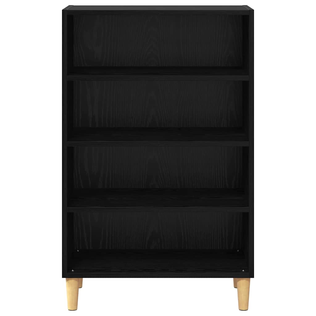 vidaXL Sideboard Black Oak 57 x 35 x 89.5 cm Engineered Wood