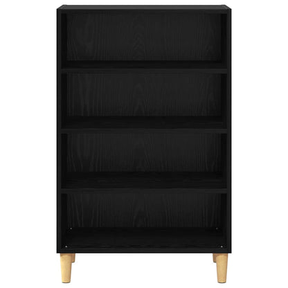 vidaXL Sideboard Black Oak 57 x 35 x 89.5 cm Engineered Wood