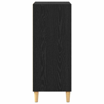 vidaXL Sideboard Black Oak 57 x 35 x 89.5 cm Engineered Wood