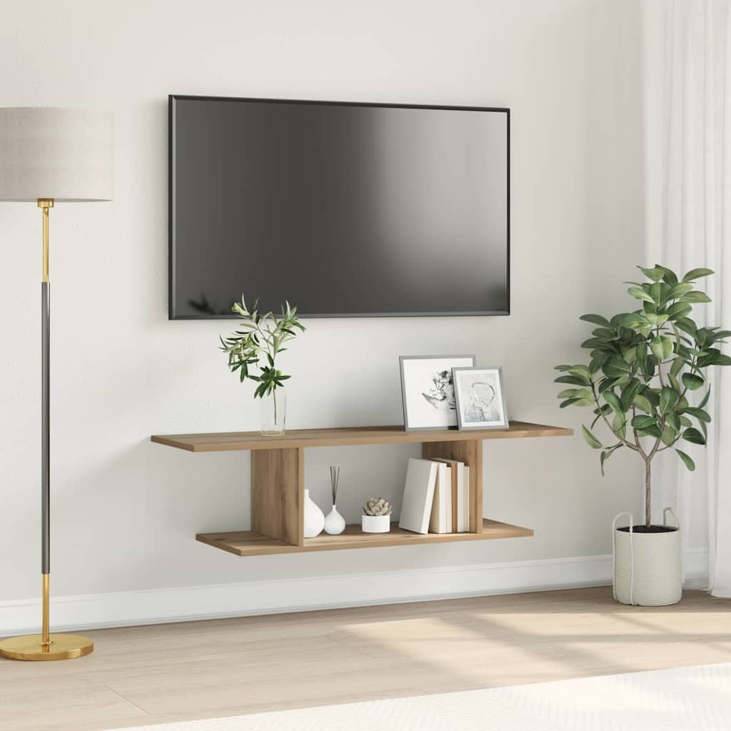vidaXL TV Cabinet Set 102 x 35 x 35 cm Artisan Oak Engineered Wood