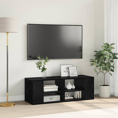 vidaXL TV Cabinet Set Black Oak 102 x 35 x 35 cm Engineered Wood