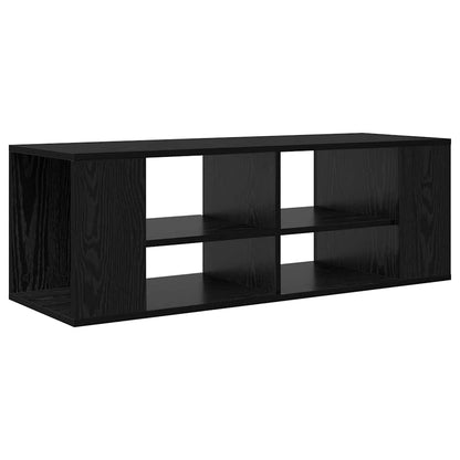 vidaXL TV Cabinet Set Black Oak 102 x 35 x 35 cm Engineered Wood