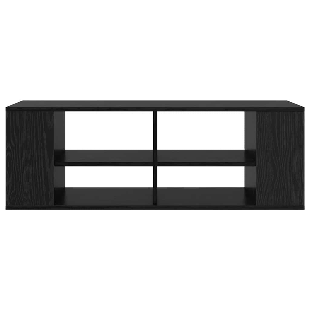 vidaXL TV Cabinet Set Black Oak 102 x 35 x 35 cm Engineered Wood