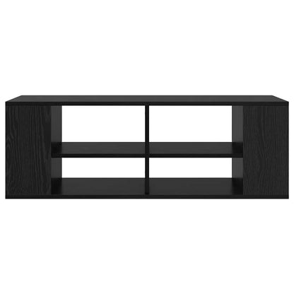 vidaXL TV Cabinet Set Black Oak 102 x 35 x 35 cm Engineered Wood