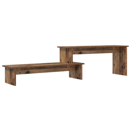 vidaXL TV Cabinet Set Old Wood 180 x 30 x 43 cm Engineered Wood