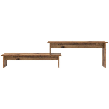 vidaXL TV Cabinet Set Old Wood 180 x 30 x 43 cm Engineered Wood