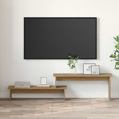vidaXL TV Cabinet Set Artisan Oak 180.5 x 30 x 43 cm Engineered Wood