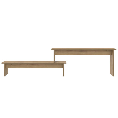 vidaXL TV Cabinet Set Artisan Oak 180.5 x 30 x 43 cm Engineered Wood