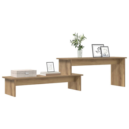 vidaXL TV Cabinet Set Artisan Oak 180.5 x 30 x 43 cm Engineered Wood