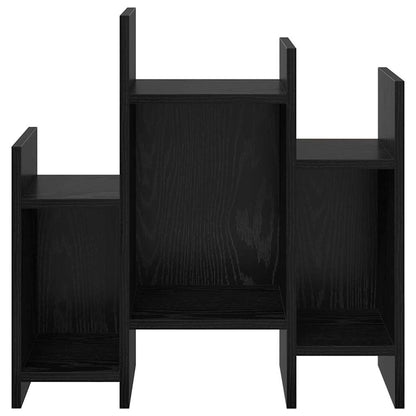 vidaXL Side Cabinet Black Oak 60 x 26 x 60 cm Engineered Wood