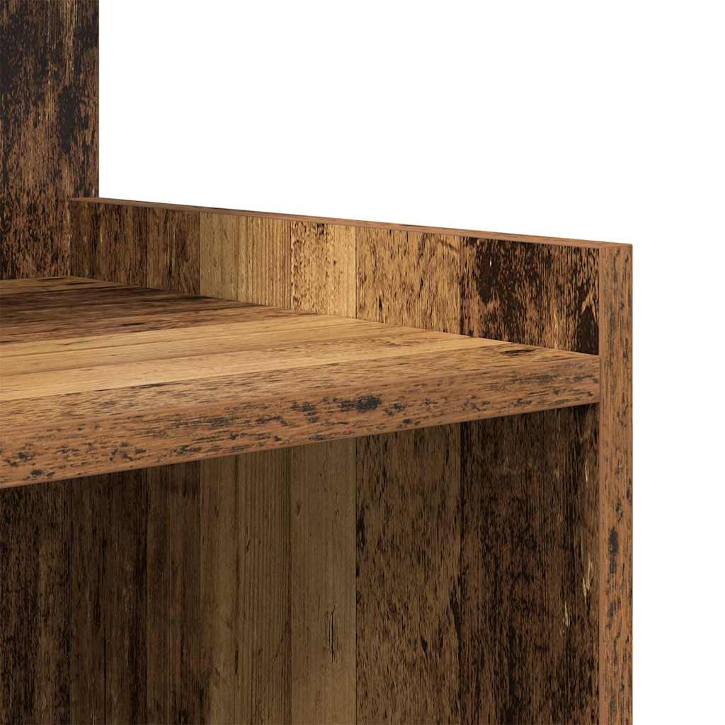 vidaXL Bedside Cabinet Old Wood 40 x 35 x 60 cm Engineered Wood