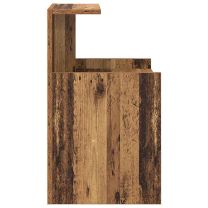 vidaXL Bedside Cabinet 2 pcs Old Wood 40 x 35 x 60 cm Engineered Wood