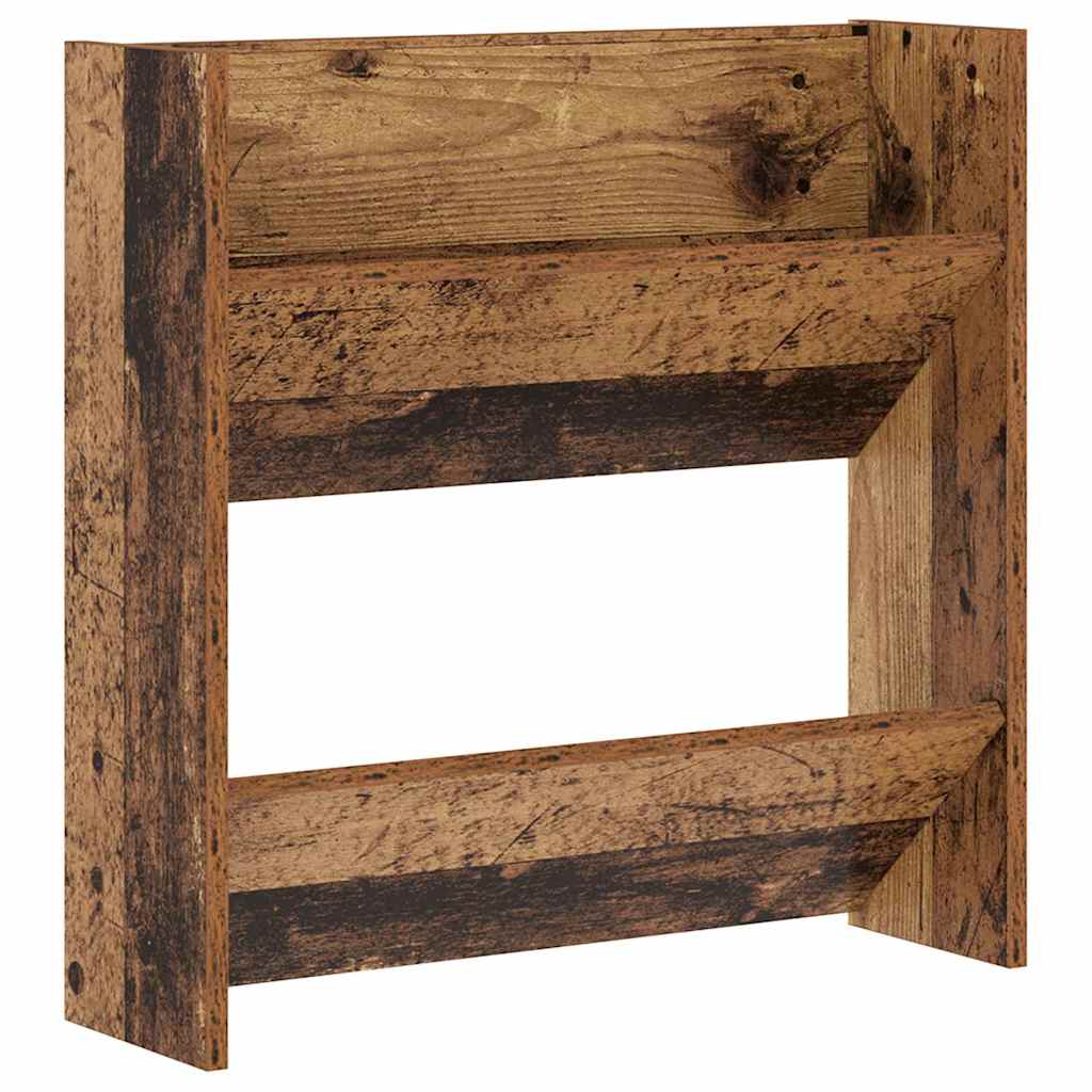 vidaXL Shoe Cabinet 2 pcs Old Wood 60 x 18 x 60 cm Engineered Wood