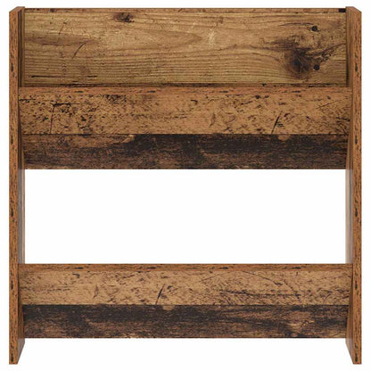 vidaXL Shoe Cabinet 2 pcs Old Wood 60 x 18 x 60 cm Engineered Wood