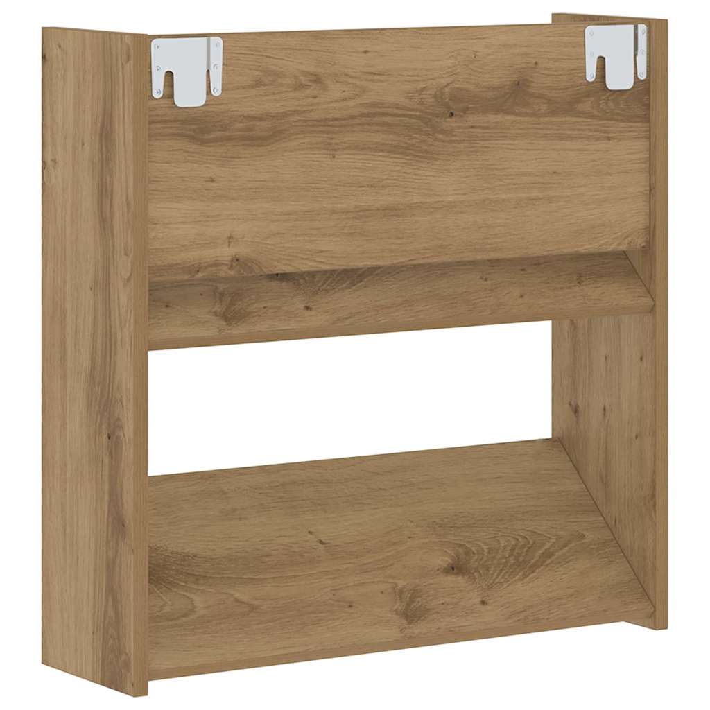 vidaXL Shoe Cabinet 60 x 18 x 60 cm Engineered Wood Artisan Oak