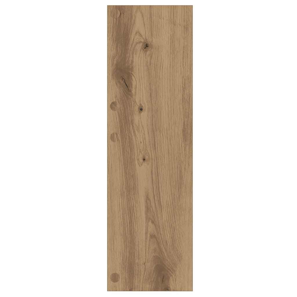 vidaXL Shoe Cabinet 60 x 18 x 60 cm Engineered Wood Artisan Oak