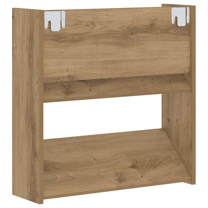 vidaXL Shoe Cabinet 2 pcs 60 x 18 x 60 cm Engineered Wood Artisan Oak