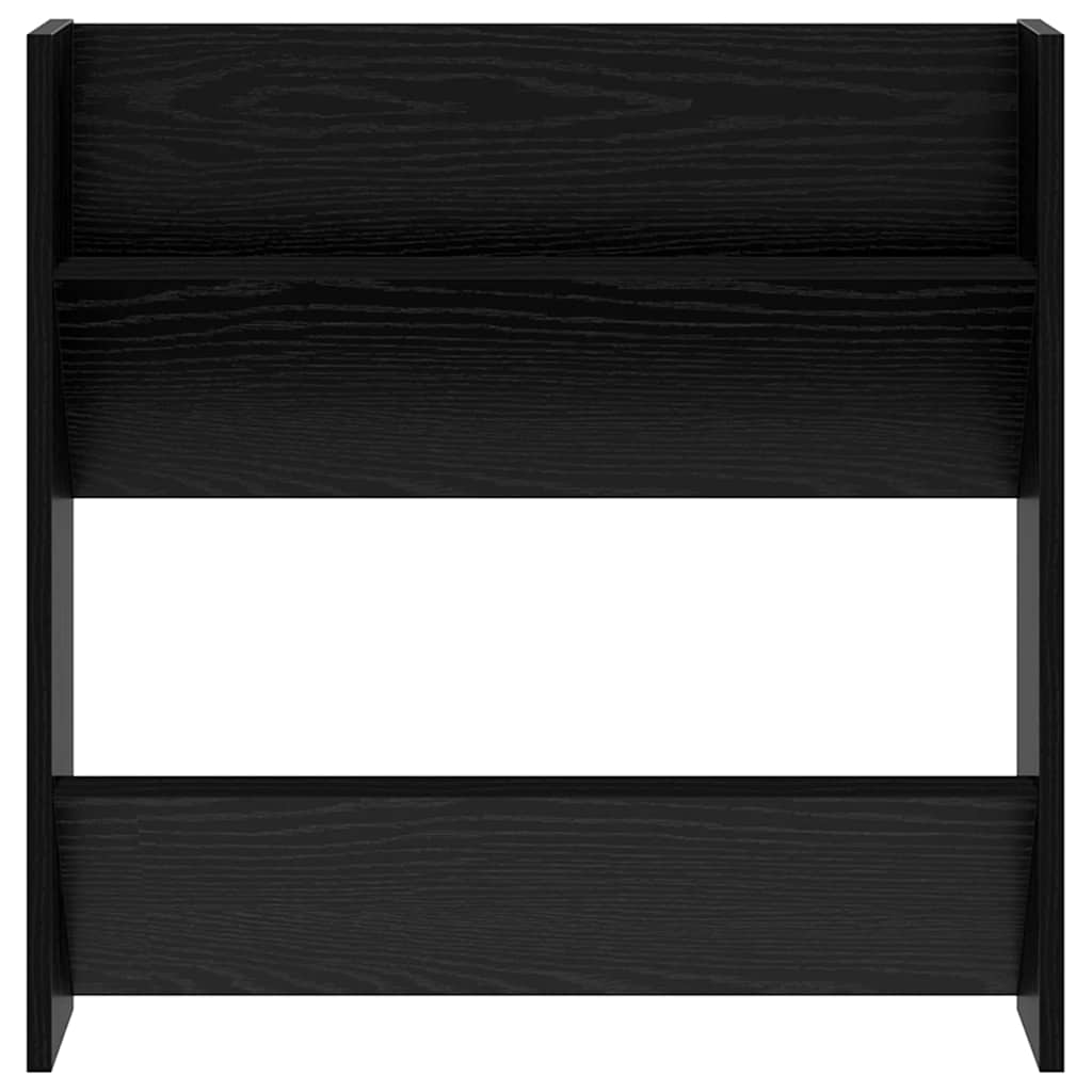 vidaXL Shoe Cabinet 2 pcs 60 x 18 x 60 cm Engineered Wood Black Oak