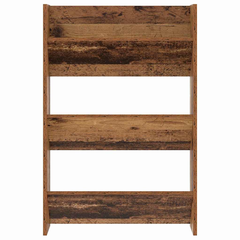 vidaXL Shoe Cabinet 2 pcs Old Wood 60 x 18 x 90 cm Engineered Wood