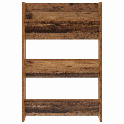 vidaXL Shoe Cabinet 2 pcs Old Wood 60 x 18 x 90 cm Engineered Wood