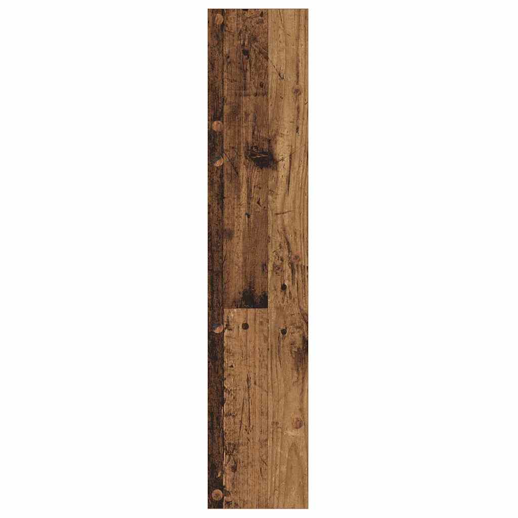 vidaXL Shoe Cabinet 2 pcs Old Wood 60 x 18 x 90 cm Engineered Wood