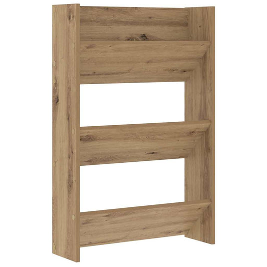 vidaXL Shoe Cabinet 60 x 18 x 90 cm Engineered Wood Artisan Oak