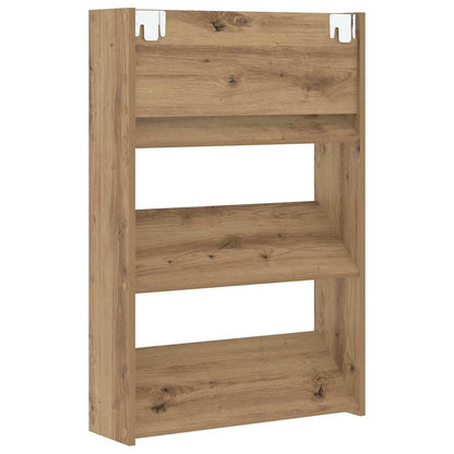 vidaXL Shoe Cabinet 2 pcs 60 x 18 x 90 cm Engineered Wood Artisan Oak