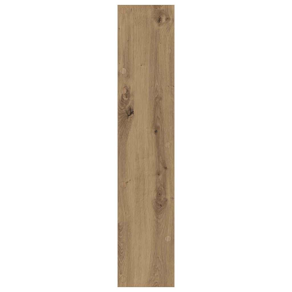 vidaXL Shoe Cabinet 2 pcs 60 x 18 x 90 cm Engineered Wood Artisan Oak